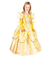 Den Goda Fen - Princess dress - Yellow (110-116 cm) (F60622)