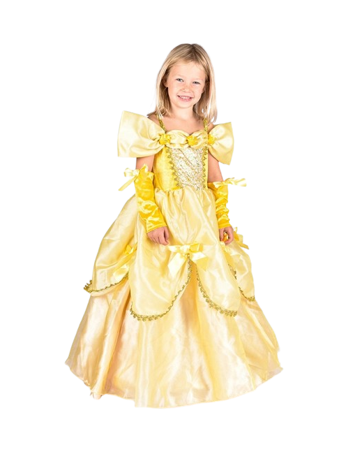 Den Goda Fen - Princess dress - Yellow (110-116 cm) (F60622)