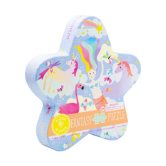 FLOSS & ROCK - Fantasy 20pc "Star" Shaped Jigsaw with Shaped Box  - (45P6465)