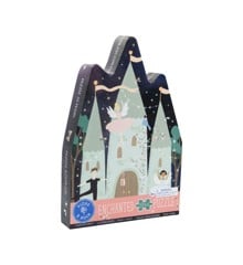 FLOSS & ROCK Enchanted 20pc "Castle" Shaped Jigsaw with Shaped Box  - 42P6326