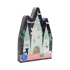 FLOSS & ROCK - Enchanted 20pc "Castle" Shaped Jigsaw with Shaped Box  - (42P6326)