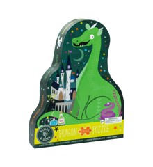 FLOSS & ROCK - Spellbound 20pc "Dragon" Shaped Jigsaw with Shaped Box  - (42P6327)