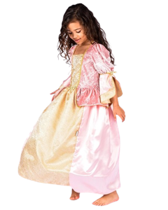 Den Goda Fen - Royal Princess Dress - Pink (110-116 cm) (F66600)