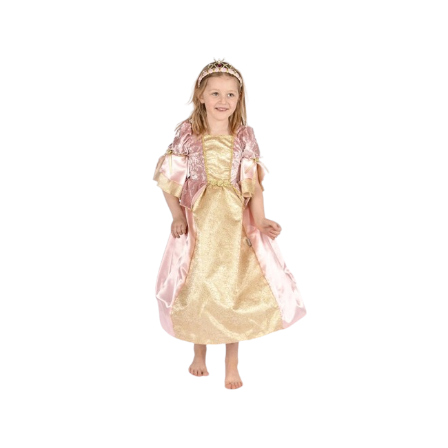 Den Goda Fen - Royal Princess Dress - Pink (122-128 cm) (F66601)