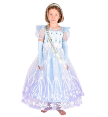 Den Goda Fen - Princess dress - Frozen Blue (122-128 cm) (F65025)