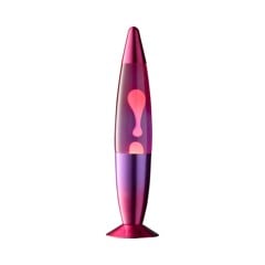 LIGHT - UP - Lava Lamp Pretty Pink 41cm