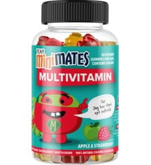 Team MiniMates - Multivitamin Æble & Jordbær 60 stk
