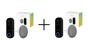 Hombli - Smart Doorbell 2 Promo Pack (Doorbell 2 + Chime 2) Black - BUNDLE with 2x thumbnail-1
