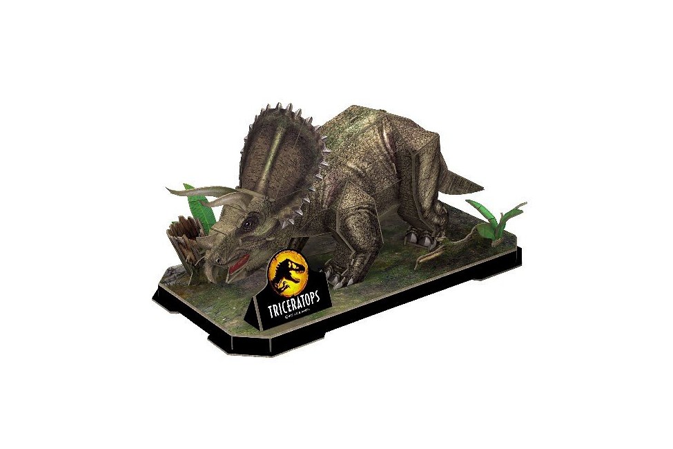 Revell - 3D Puzzle Jurrassic World - Triceratops (600242)