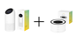 Hombli - Smart Air Purifier XL, White - Bundle with extra filter thumbnail-1