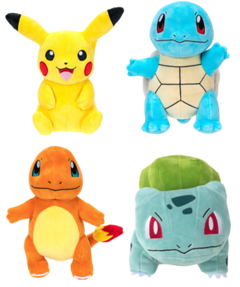 POKEMON - PLUSH 20 CM KANTO ASS