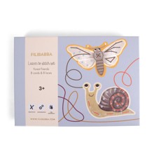 Filibabba - Learn to stitch set - Forest friends - (FI-03327)