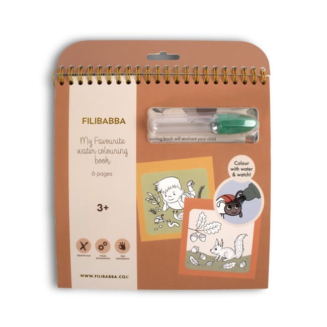 Filibabba - My Favourite Water Colouring Book - Forest - (FI-03326)