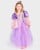 Den Goda Fen - Princess Dress w. Braid - Purple (98-104 cm) (F66621) thumbnail-2