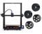 Anycubic - Kobra 2 Max 3D Printer, 2x ST-PLA 1.75 mm1 kg Filament Black & 2x ST-PLA 1.75 mm 1 kg Filament White (CCTree) - Bundle thumbnail-1