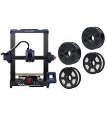 Anycubic - Kobra 2 Pro 3D Printer, 2x ST-PLA 1.75 mm 1 kg Filament Black & 2x ST-PLA 1.75 mm 1 kg Filament White (CCTree) - Bundle