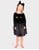 Den Goda Fen - Black Cat dress w. Head Piece (98-104 cm) (F77010) thumbnail-3