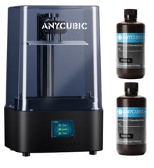 Anycubic - Photon Mono 2 3D Printer, Basic Resin 1 L White & Basic Resin 1 L Black - Bundle