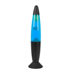 iTotal - LED Lava Lamp w/Blue Light - Black Base and White Wax (XL2679)