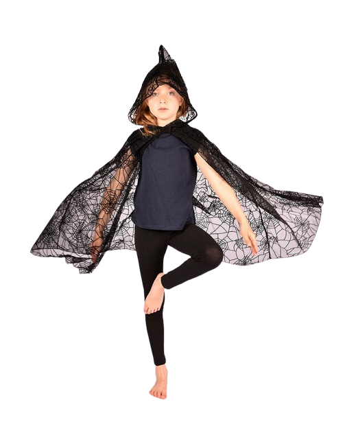 Den Goda Fen - Spiderweb Cape (98-128 cm) (F7763)