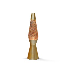 iTotal - Lava Lamp 36 cm - Golden Glitter (XL1770)