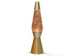 iTotal - Lava Lamp 36 cm - Golden Glitter (XL1770)