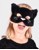 Den Goda Fen - Fluffy Black Cat Mask (F85012) thumbnail-3