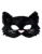 Den Goda Fen - Fluffy Black Cat Mask (F85012) thumbnail-1