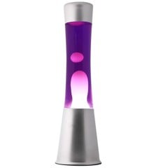 iTotal - Lava Lamp 40 cm - Silver Base, Purple Liquid and White Wax (XL1792)