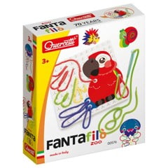 Quercetti - Fantafilò Zoo - creative drawing with threads - (QU-576)