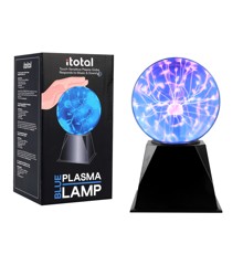 iTotal - Blå Plasma Lampe - Stor (15,5 cm)