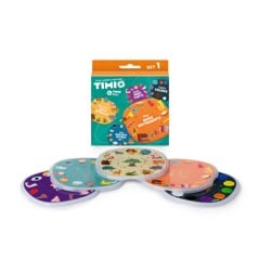 Timio - Disc Set 1 - Wild Animals, Nursery Rhymes, Colours, Musical and Body Parts - (TM-TMD-01E)