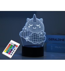 iTotal - 3D LED Lampe - Unicorn