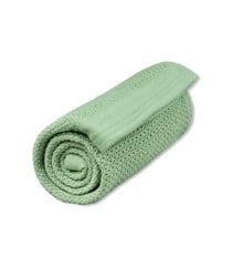 Vinter & Bloom - Filt Soft Grid Blanket ECO Dew Green