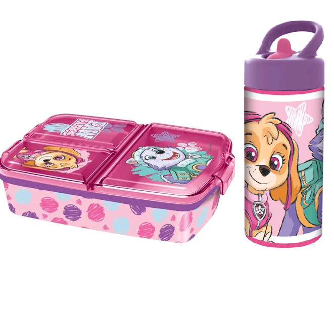 Stor - Lunch Box & Water Bottle - Paw Patrol