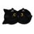 iTotal - Pillow with Sleep Mask - Black Cat (XL2527) thumbnail-1