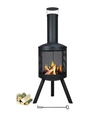 Scandinavian Collection - Garden fireplace in steel