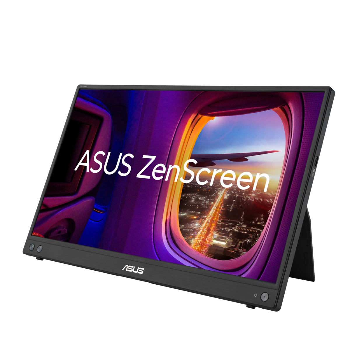 ASUS - ZenScreen 15.6" MB16AHV Portable USB-C Monitor 1920x1080p IPS 60Hz Antibacterial treatment - Datamaskiner
