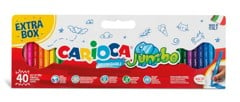 Carioca - Jumbo Markers, 40 pcs (32753)