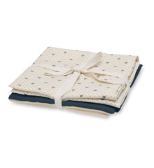 That's Mine - Bora Muslin Cloth 3-pack Lots Of Love Sky