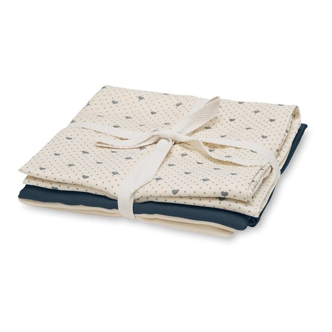 That's Mine - Bora Muslin Cloth 3-pack Lots Of Love Sky