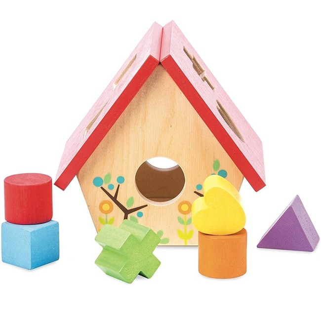 Le Toy Van - Petilou - My Little Bird House Shape Sorter - (LPL085)