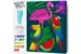 SPLAT PLANET - Clay painting on canvas 30x40cm - Tropical (777681) thumbnail-1