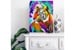 SPLAT PLANET - Clay painting on canvas 30x40cm - Tiger (777683) thumbnail-3