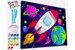 SPLAT PLANET - Clay painting on canvas 30x40cm - Space (777685) thumbnail-1