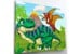 SPLAT PLANET - Clay painting on canvas 30x40cm - Dinosaurs (777689) thumbnail-3