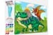 SPLAT PLANET - Clay painting on canvas 30x40cm - Dinosaurs (777689) thumbnail-1