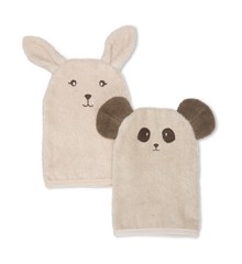 That's Mine - Michi Wash Cloth 2 pcs Bunny & Panda