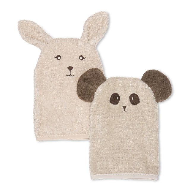 That's Mine - Michi Wash Cloth 2 pcs Bunny & Panda