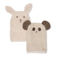 That's Mine - Michi Wash Cloth 2 pcs Bunny & Panda